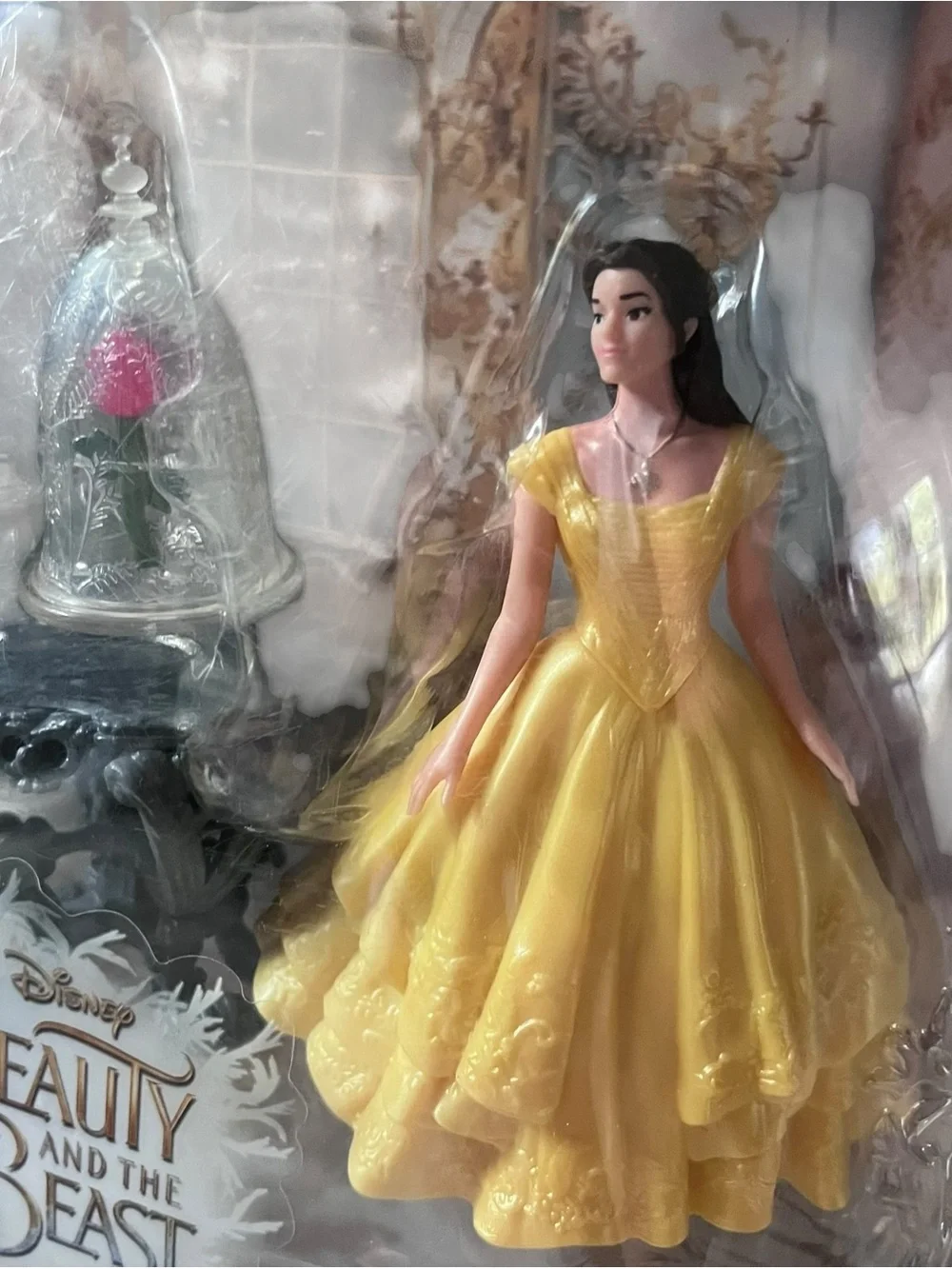 Disney Beauty And The Beast Enchanted Rose Scene Figure Set Hasbro 2017 - NEW